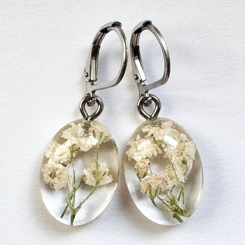 Oválky s pudrovou gypsophilou
