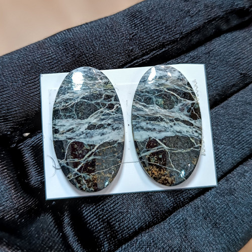 Ophite/Ophit/Serpentin, ID 5302, 28x16 mm