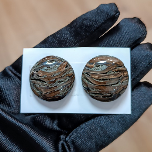Simbircitový amonit s pyritem, ID 5290, 26 mm