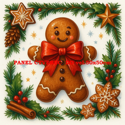 Bavlněný panel 30x30 cm - skladem — foto 1