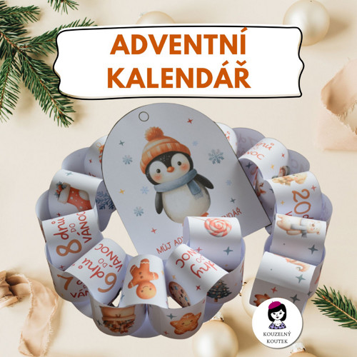 Papírový adventní kalendář A4 | Adventní kalendář