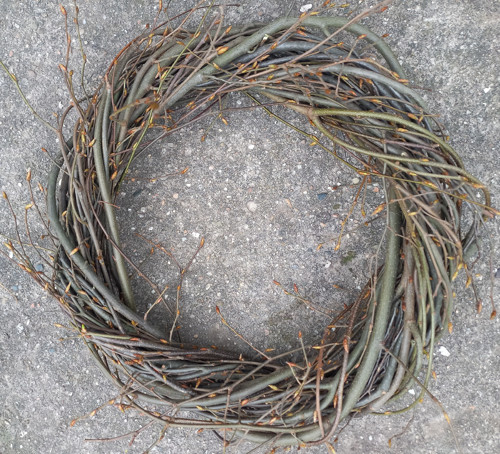 Věnec z proutí průměr cca 32 cm — foto 1