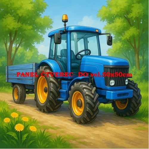Bavlněný panel 40x40 cm - skladem