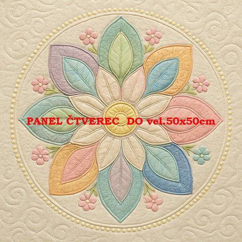 Bavlněný panel 30x30 cm - skladem — foto 1
