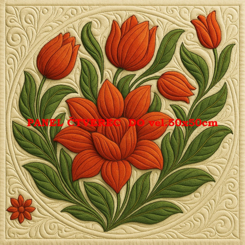 Bavlněný panel 30x30 cm - skladem — foto 1