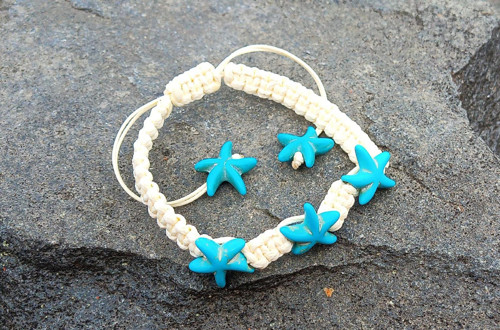 Shamballa náramek s tyrkenitem, nákotník