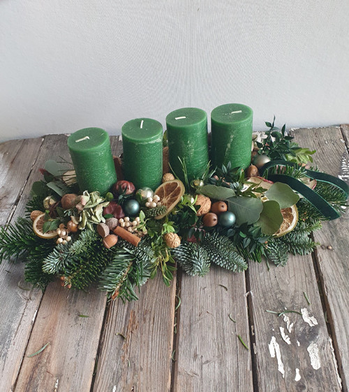 ADVENTNÍ SVÍCEN: zelený