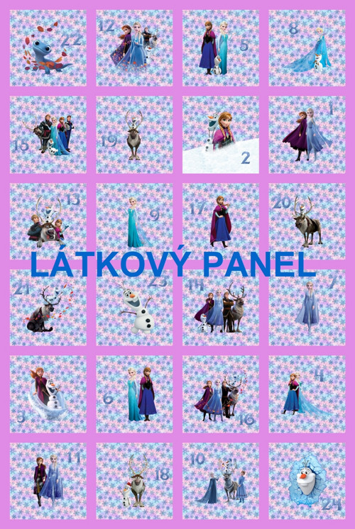 Bavlněný panel 40x60 cm - skladem