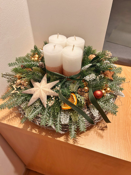 Adventní věnec, umělý — foto 1