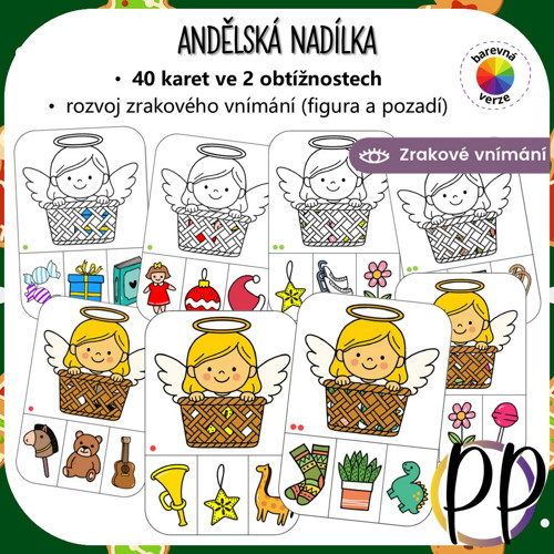 Andělská nadílka - zrakové vnímání (PDF)