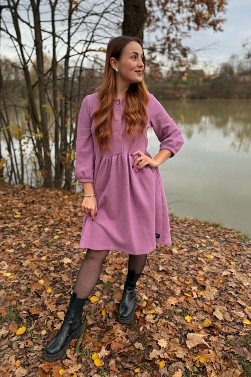 Vaflové šaty Anne