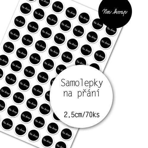 PIDI Samolepky NA PŘÁNÍ - 70ks