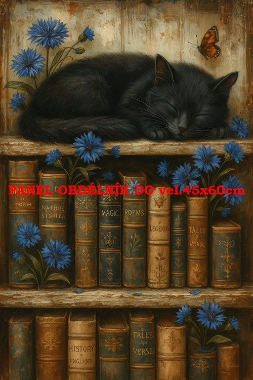Bavlněný panel 17x25 cm - skladem