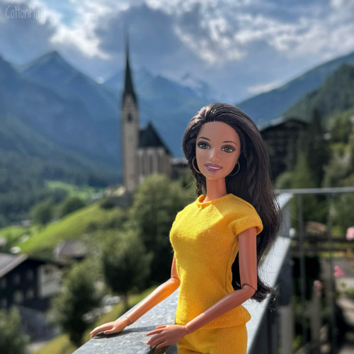 Tričko pro Barbie - žluté — foto 1