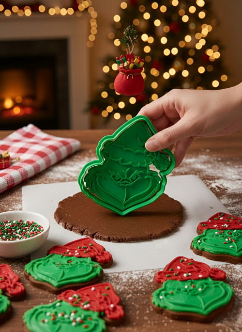 Vykrajovátko na cukroví Grinch - 3D