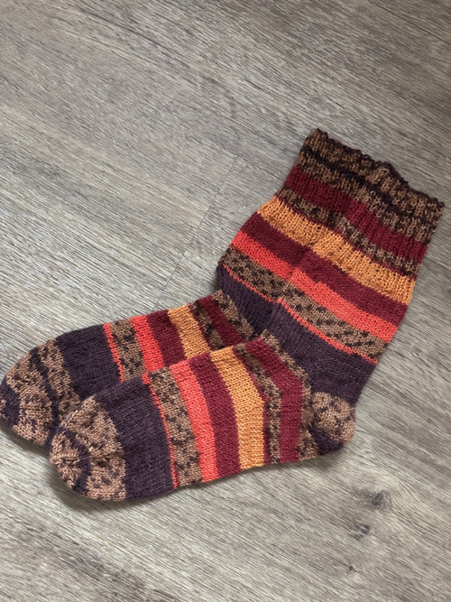 Ručně pletené ponožky vel. 39-40