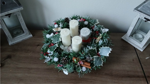 Adventní věnec v přírodním ladění