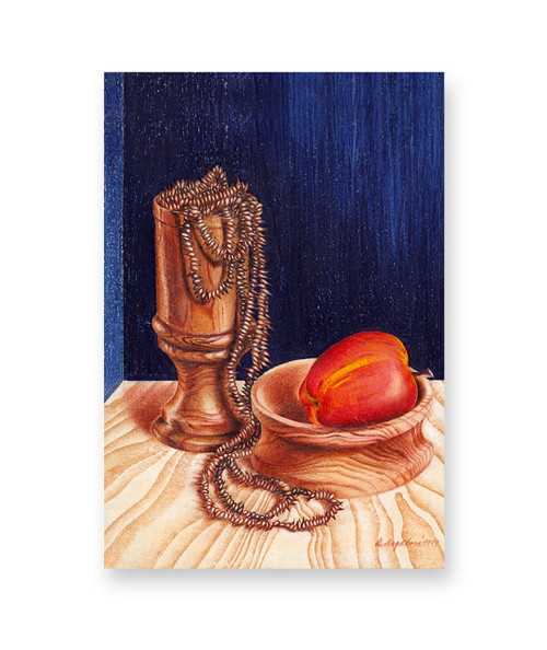 Zimní zátiší - pastel - autorská reprodukce