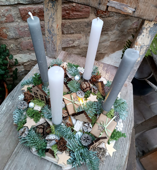Kouzlo z lesa / adventní svícen