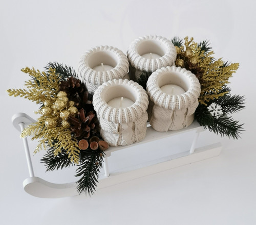 Vánoční adventní sáně — foto 1