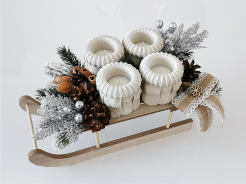 Vánoční adventní sáně — foto 1