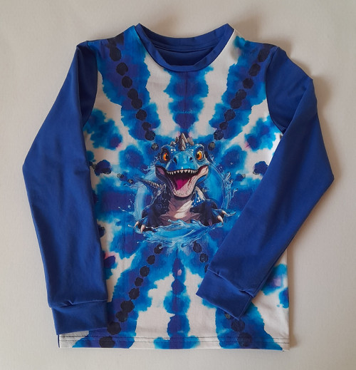 Tričko - dl. rukáv - dinosaurus - vel. 128