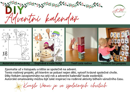 DIY adventní kalendář s fotkami