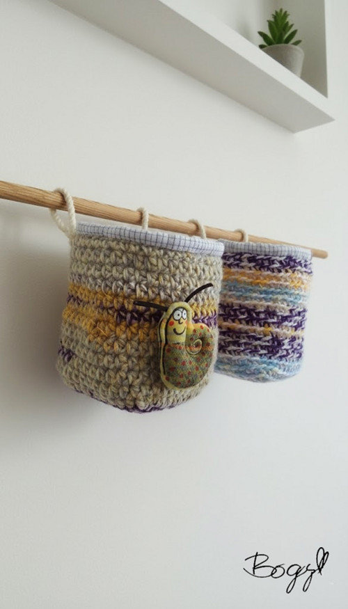 Recy DUO, háčkované košíky ZeroWaste 2ks