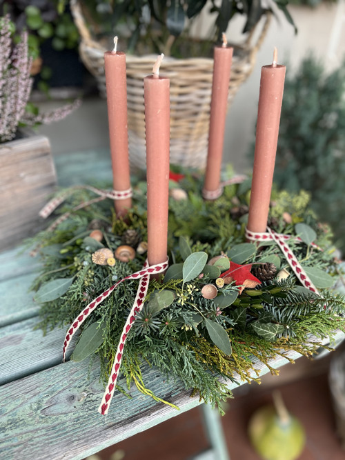 Adventní věnec přírodní — foto 1