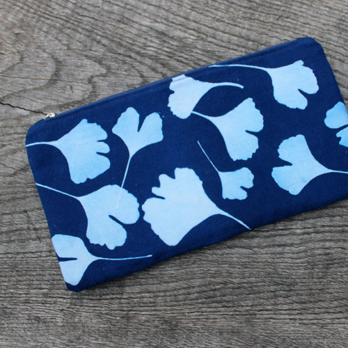 Zipová taštička Blue gingo NO2