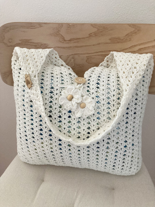 Krémová kabelka — foto 1
