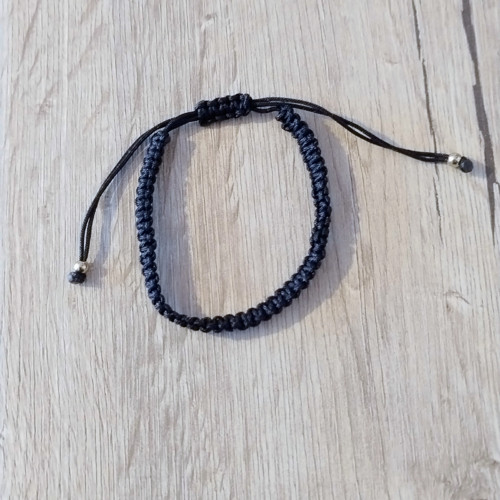 Shamballa náramek černý