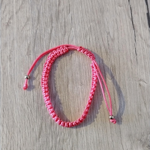 Shamballa náramek růžový