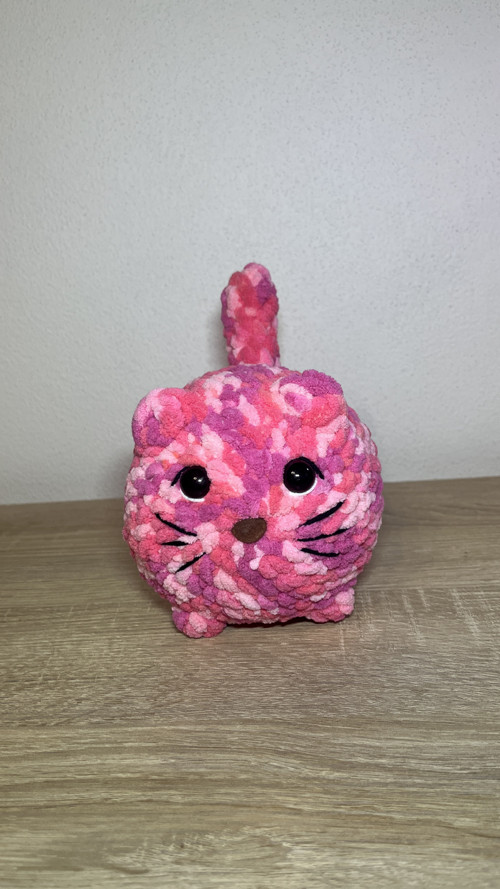 Růžová kočička