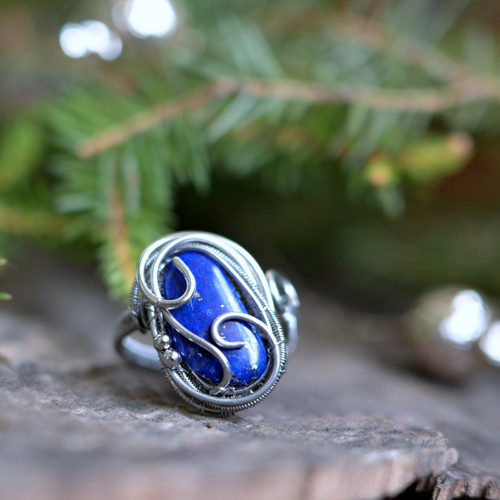 Lapis lazuli prsten