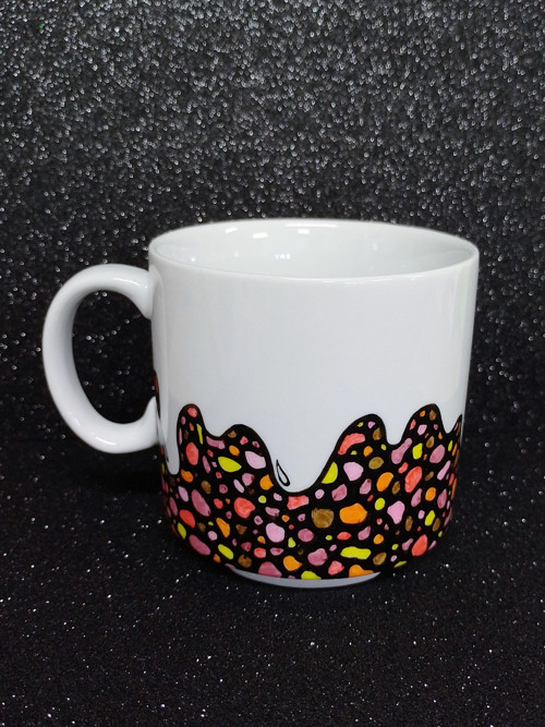 Porcelánový hrníček - mozaika, 250 ml