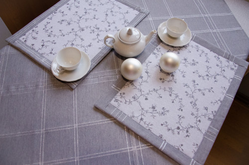 Ubrus 120x160 - Silvery Noire