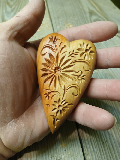 Srdíčko do dlaně 5,5x8,5cm