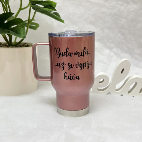 Termohrnek rosegold Budu milá… 450ml