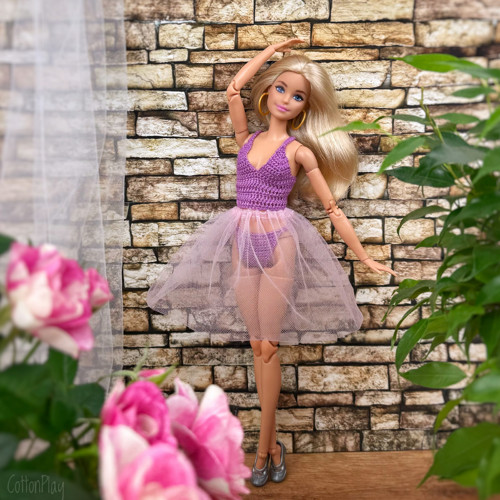 Šeříková baletka - Sada oblečení pro Barbie