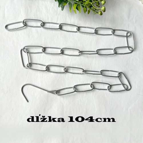 Hliníkový řetěz - 104cm - 1ks — foto 1
