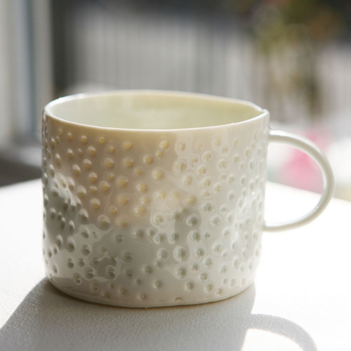 Hrníček Rosa - 320ml Celadon porcelán — foto 1