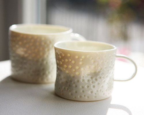 Hrníček Rosa - 200ml Celadon porcelán — foto 1