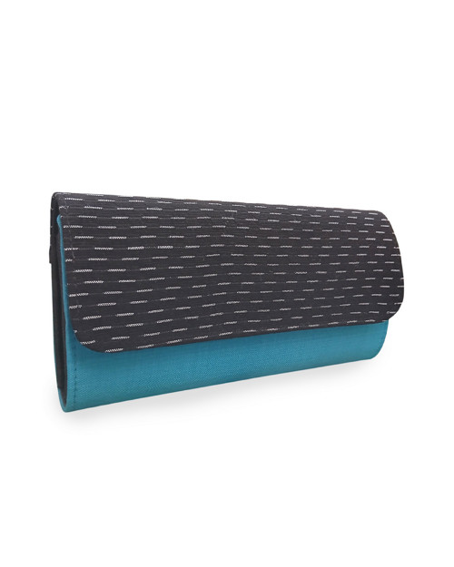 Blue and black
