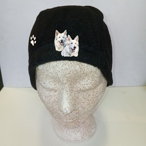 ŠVÝCARSKÝ OVČÁK FLEECOVÁ ČEPICE UNISEX s ref.prvek