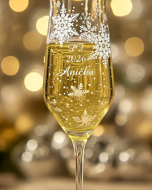 VÁNOČNÍ DÁRKY _sklenice na sekt