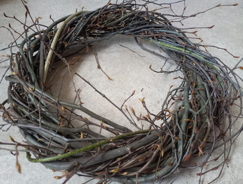 Věnec z proutí průměr cca 31 cm — foto 1