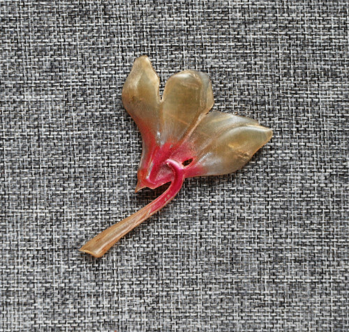 Starožitná bižuterie, brož 6 x 9cm