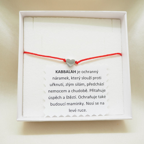 Kabbalah náramek se srdíčkem