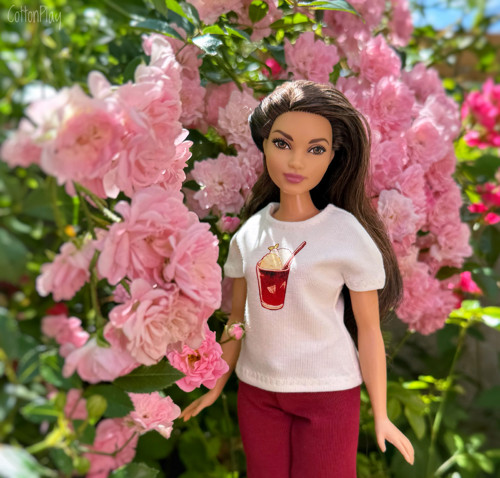 Tričko pro Baculku Barbie - káva — foto 1